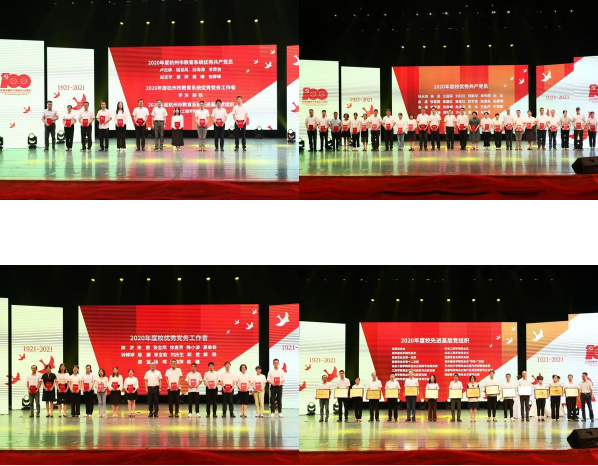 奮斗百年路 啟航新征程|杭科院慶祝建黨100周年暨“七一”表彰大會隆重召開