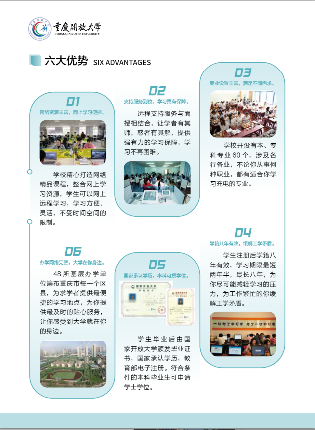 重慶開放大學（忠縣分校）2023年春季學期招生簡章