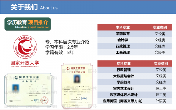 佛山開放大學2022年秋季招生簡章