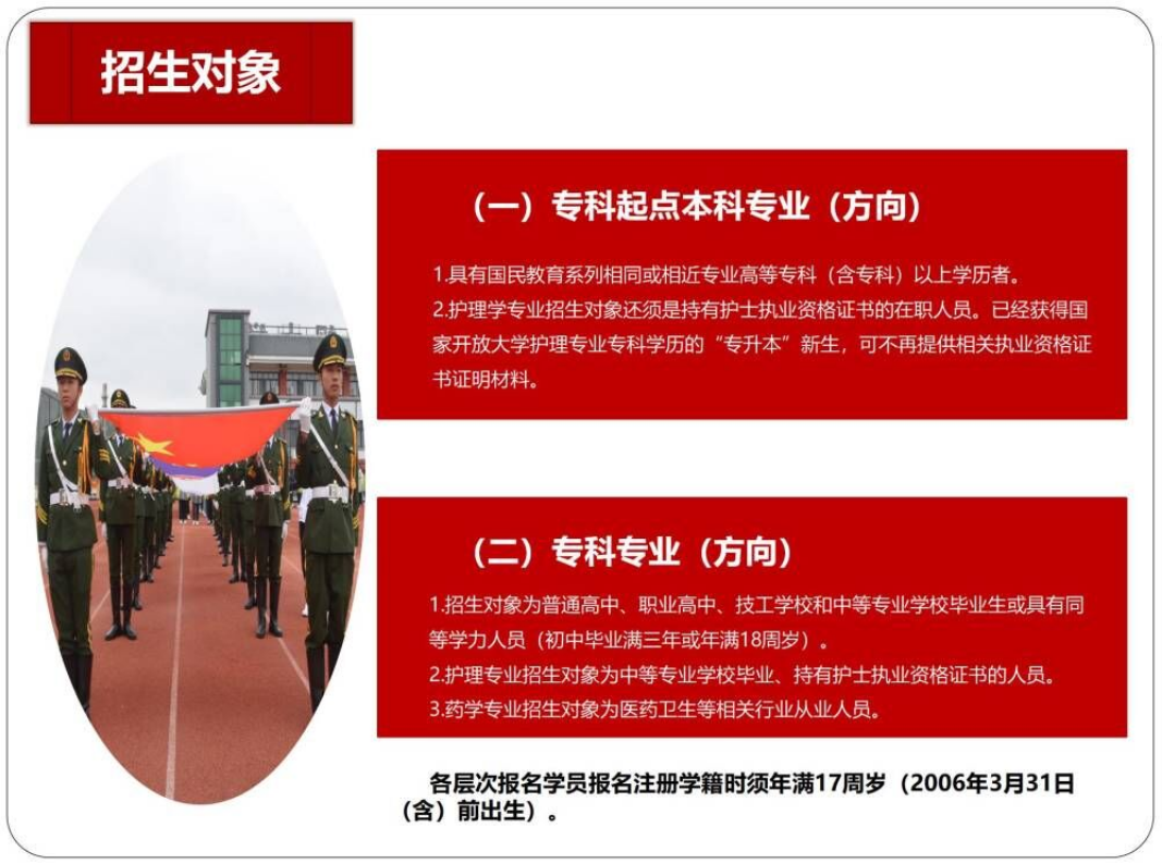 黔東南黃平開放大學2023年春季開放教育招生簡章