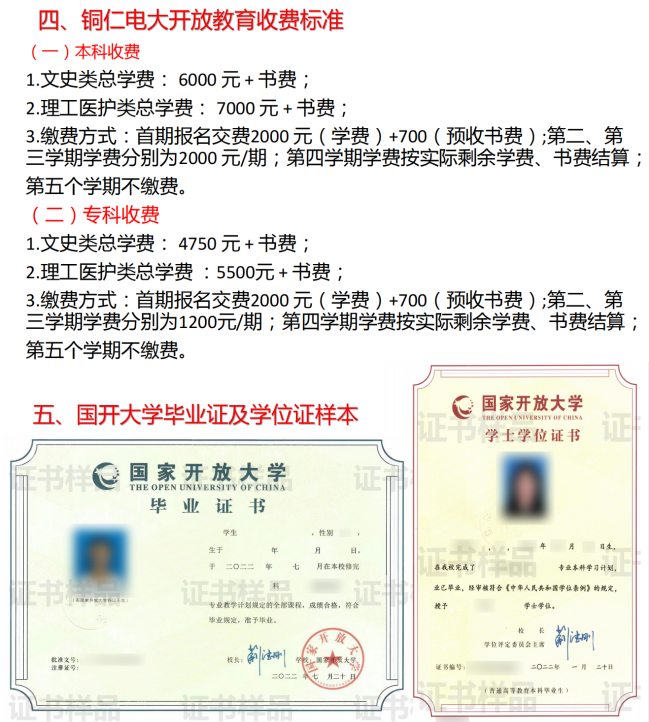 銅仁松桃開放大學2023年春季招生簡章