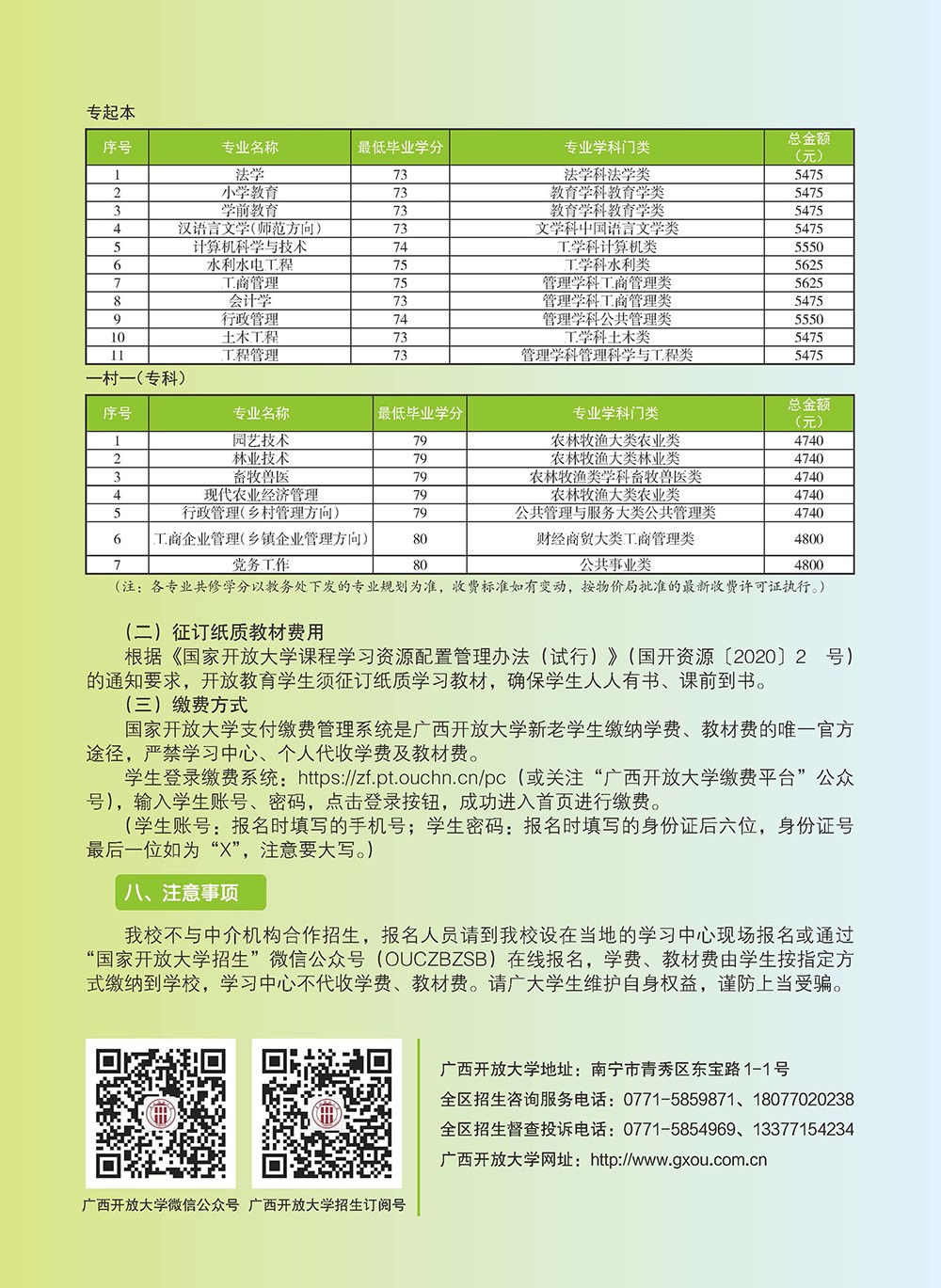廣西江南開放大學2023年秋季招生簡章