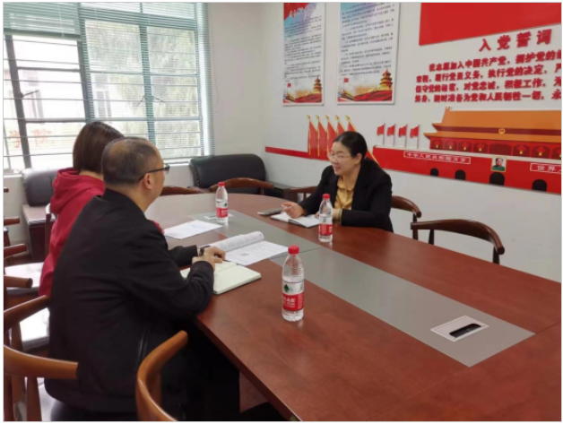 自治區人社廳專技處領導到我校調研繼續教育工作