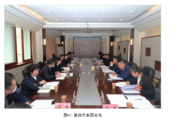 四川開放大學第一次黨代會各代表團熱烈討論、認真審議“兩委”報告