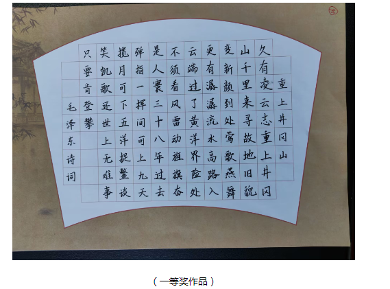 慶國慶喜迎二十大書法比賽圓滿結束