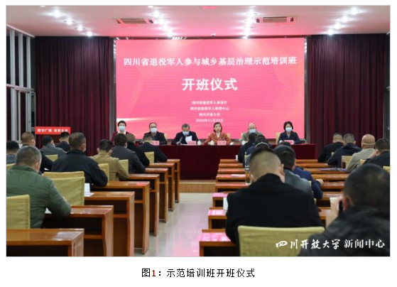 2022年全省退役軍人參與城鄉基層治理示范培訓班在四川開放大學開班 2022年全省退役軍人參與城鄉基層治理示范培訓班在四川開放大學開班