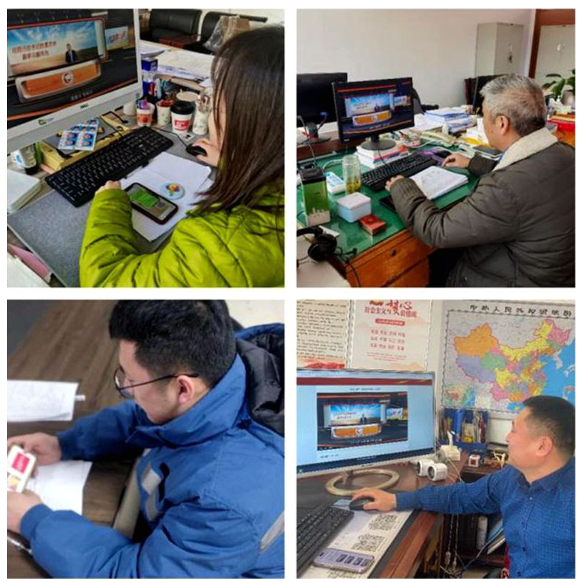 山東開放大學師生共上開學第一課