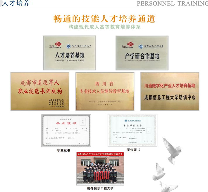 成都信息工程大學成人高等教育2023年招生簡章