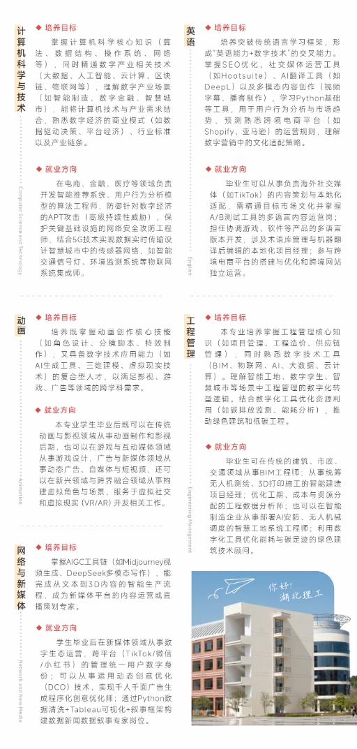 湖北理工學院2025年度高等教育自學考試全日制本科（數智人才職業教育）招生簡章