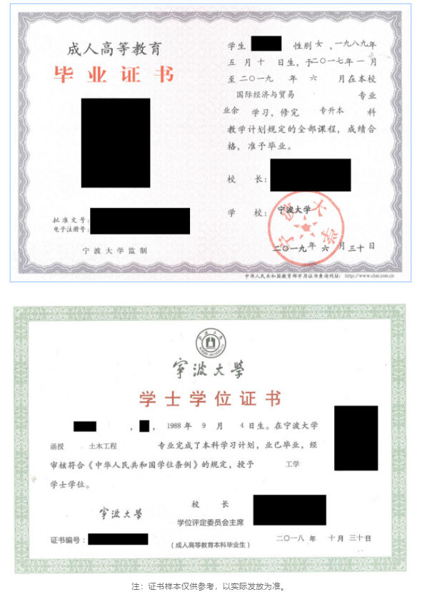 寧波大學2026年高等學歷繼續教育招生簡章