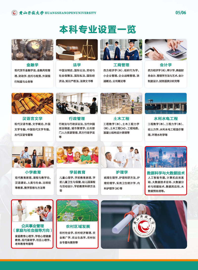 黃山開放大學（祁門分校）2023年春季學歷教育招生簡章